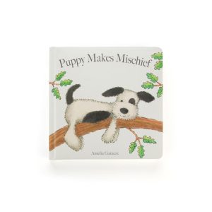 Puppy Makes Mischief Book and Bashful Puppy Medium