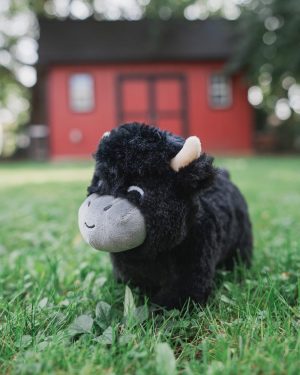 Black Highland Cow Plushie